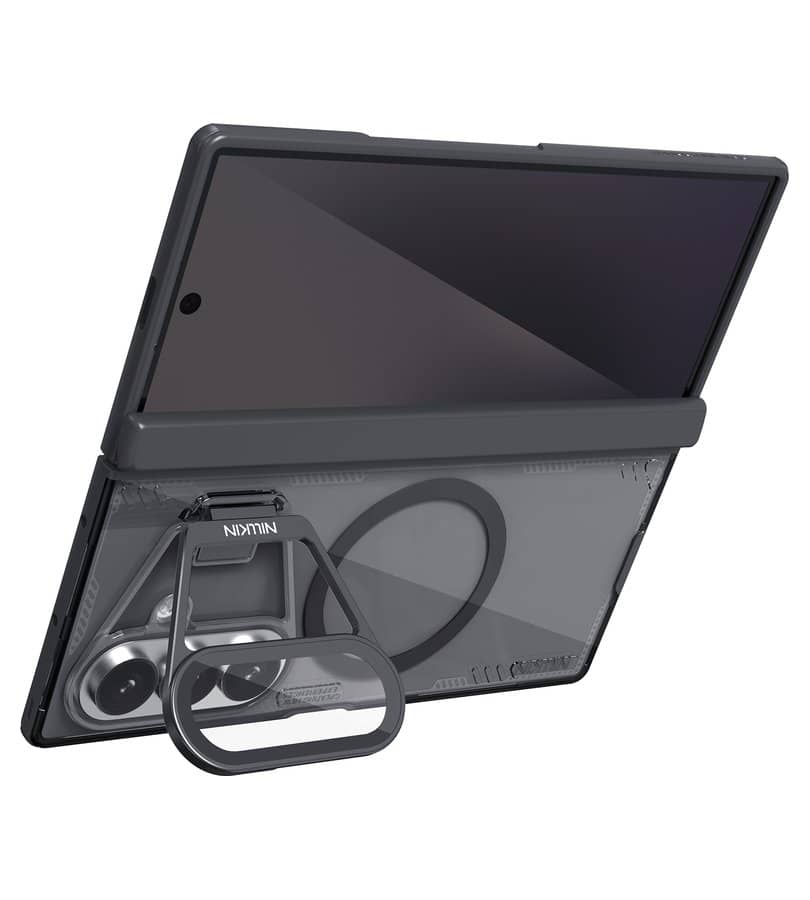 Magsafe Калъф за Samsung Z Fold 8 Ultra, Nillkin Iceblade CamProp Mag Case, Сив (2)