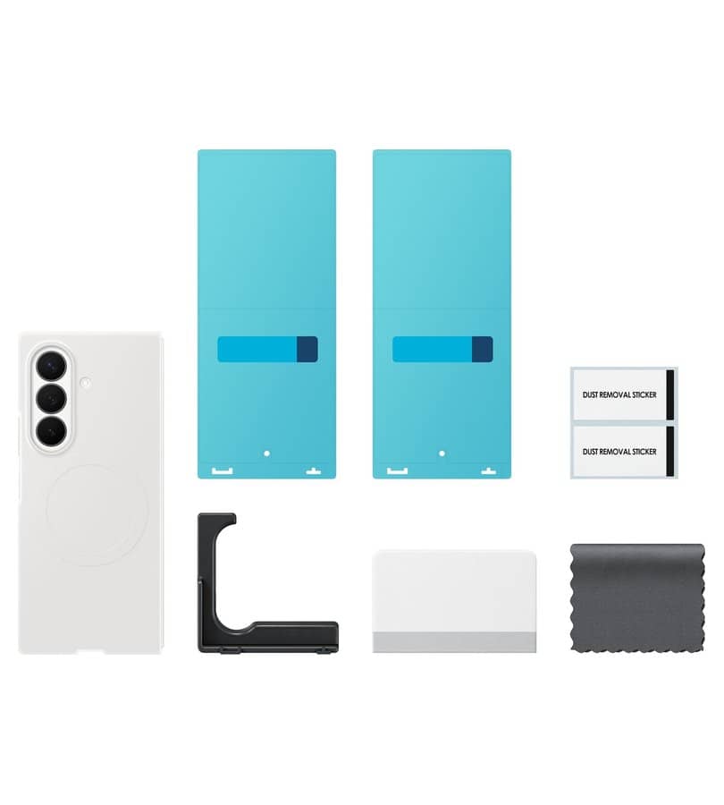 Оригинален Калъф за Samsung Z Fold 8 Ultra, Silicone Magnet Case EF-EF976CWEGWW Cream, Бял (5)