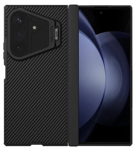 Magsafe калъф за Samsung Z Fold 8 Ultra, Nillkin Clear CamShield Prop Mag Case, Черен