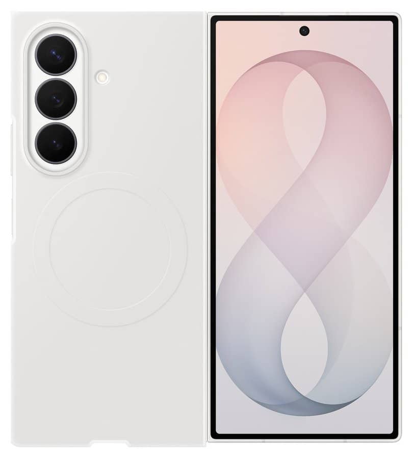 Оригинален Калъф за Samsung Z Fold 8 Ultra, Silicone Magnet Case EF-EF976CWEGWW Cream, Бял (4)