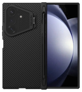 Magsafe Калъф за Samsung Z Fold 8 Ultra, Nillkin Clear CamShield Prop Mag Pen Case, Черен
