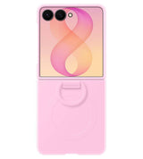 Оригинален Калъф Samsung Z Flip 8, Silicone Ring Magnet Case EF-EF776CVEGWW, Розов
