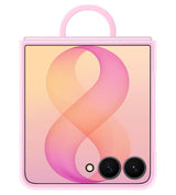 Оригинален Калъф Samsung Z Flip 8, Silicone Ring Magnet Case EF-EF776CVEGWW, Розов (5)