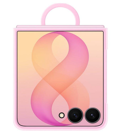 Оригинален Калъф Samsung Z Flip 8, Silicone Ring Magnet Case EF-EF776CVEGWW, Розов (5)