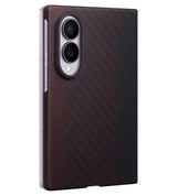 Оригинален Калъф за Samsung Z Fold 8, Carbon Magnet Case EF-KF971SREGWW, Тъмно Виолетов (2)
