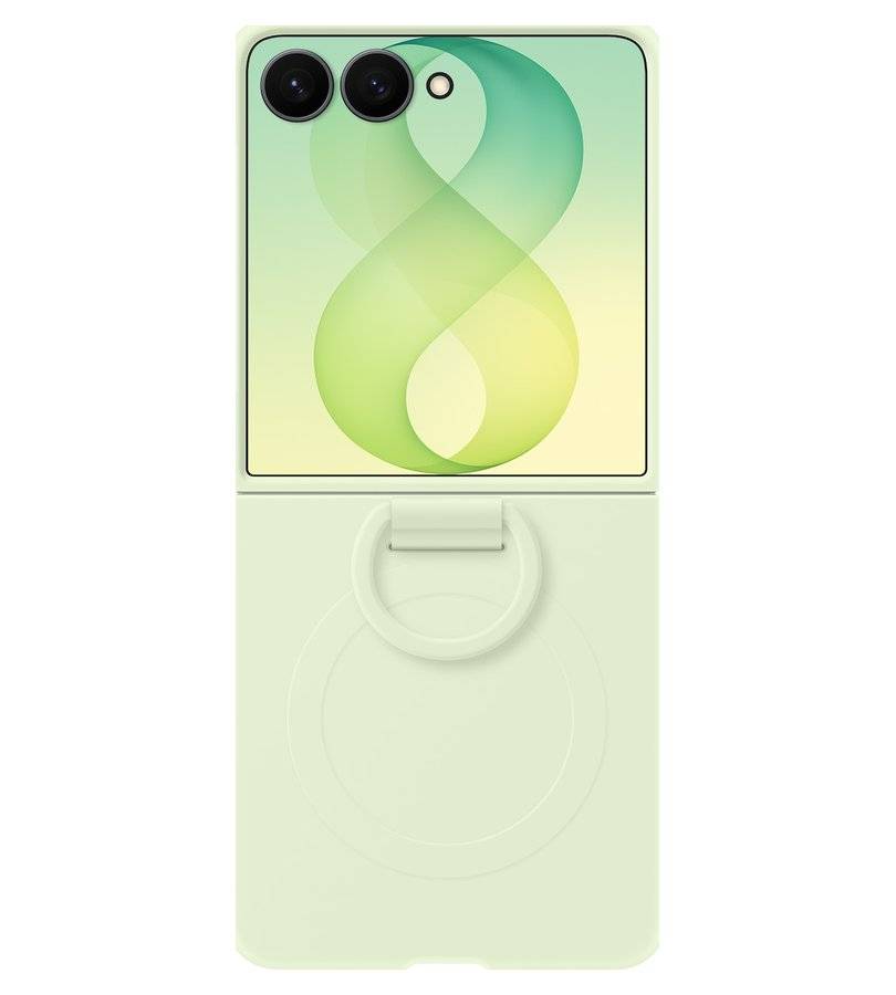 Оригинален Калъф Samsung Z Flip 8, Silicone Ring Magnet Case EF-EF776CGEGWW, Резидав