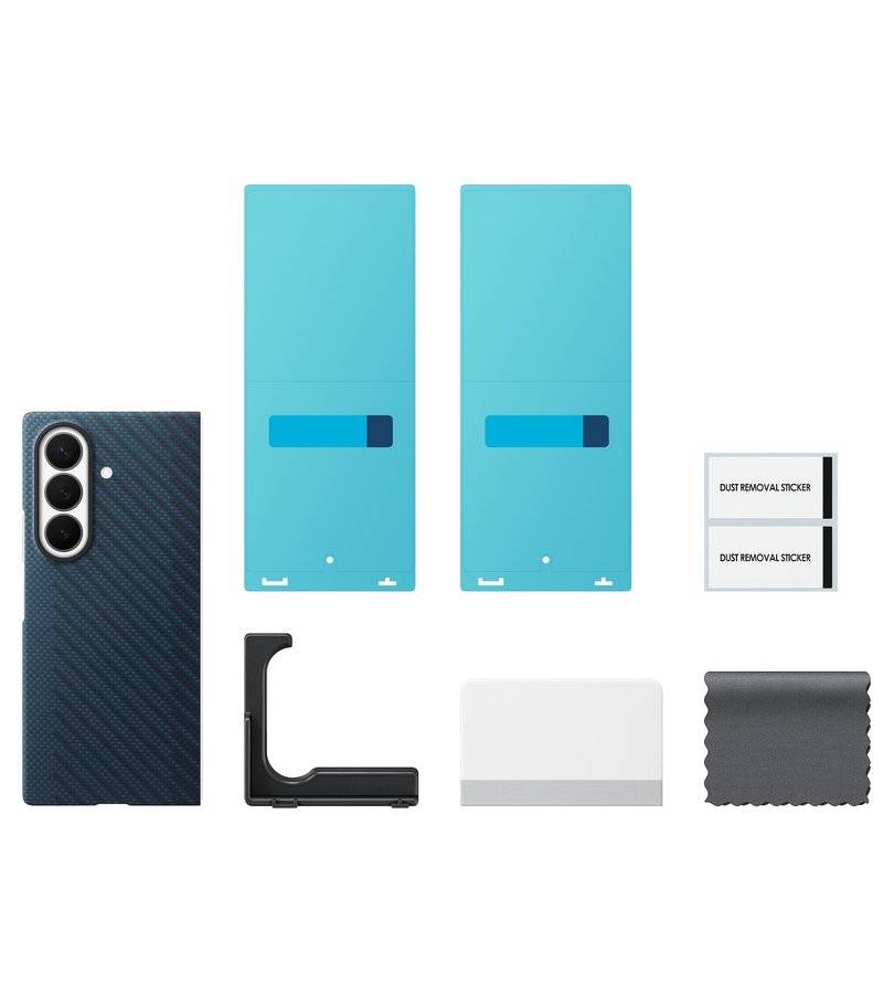 Оригинален Калъф за Samsung Z Fold 8 Ultra, Carbon Magnet Case EF-KF976SNEGWW, Син (5)