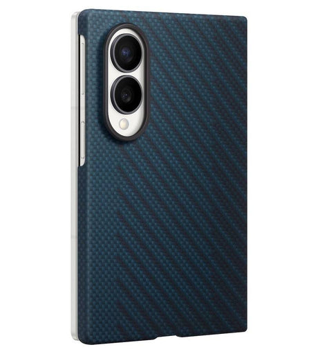 Оригинален Калъф за Samsung Z Fold 8, Carbon Magnet Case EF-KF971SNEGWW, Син (2)