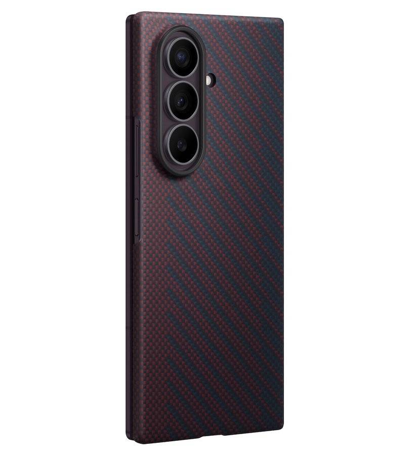 Оригинален Калъф за Samsung Z Fold 8 Ultra, Carbon Magnet Case EF-KF976SREGWW, Тъмно Виолетов (2)