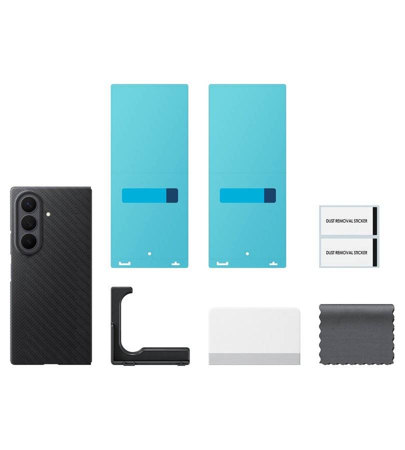 Оригинален Калъф за Samsung Z Fold 8 Ultra, Carbon Magnet Case EF-KF976SBEGWW, Черен (5)