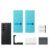 Оригинален Калъф за Samsung Z Fold 8 Ultra, Carbon Magnet Case EF-KF976SBEGWW, Черен (5)