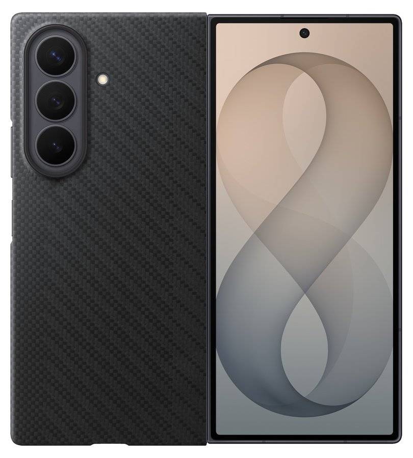 Оригинален Калъф за Samsung Z Fold 8 Ultra, Carbon Magnet Case EF-KF976SBEGWW, Черен (4)