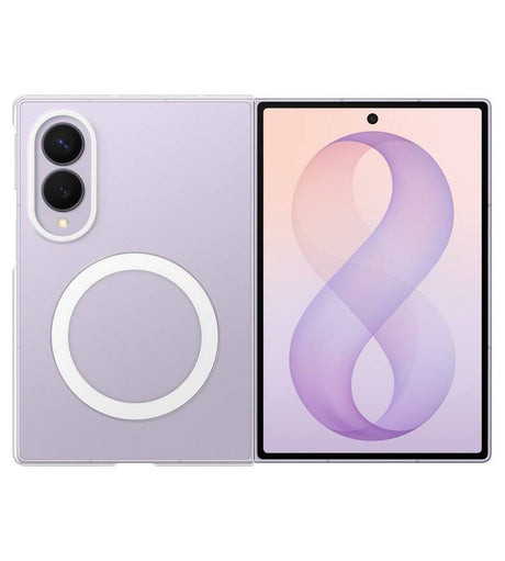 Оригинален Калъф за Samsung Z Fold 8, Clear Magnet Case EF-CF971CTEGWW, Прозрачен (5)