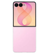 Оригинален Калъф за Samsung Z Flip 8, Clear Case EF-QF776CTEGWW, Прозрачен (4)