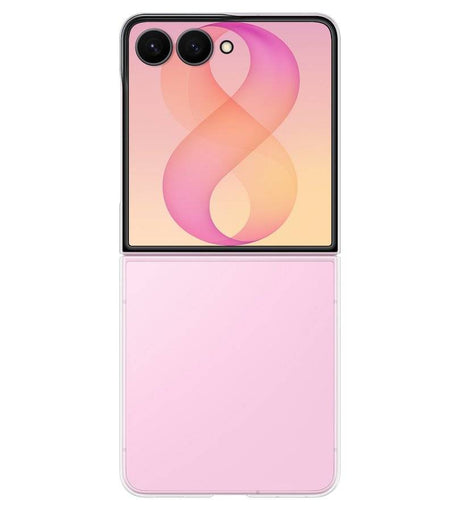 Оригинален Калъф за Samsung Z Flip 8, Clear Case EF-QF776CTEGWW, Прозрачен (4)