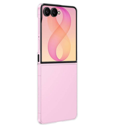 Оригинален Калъф за Samsung Z Flip 8, Clear Case EF-QF776CTEGWW, Прозрачен (3)