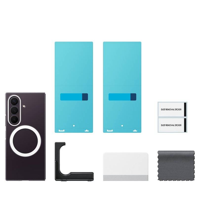 Оригинален Калъф за Samsung Z Fold 8 Ultra, Clear Magnet Case EF-CF976CTEGWW, Прозрачен (6)