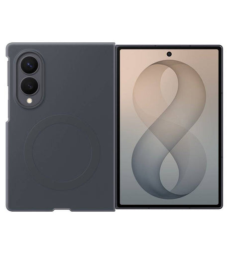 Оригинален Калъф за Samsung Z Fold 8, Silicone Magnet Case EF-EF971CBEGWW, Тъмно Сив (4)
