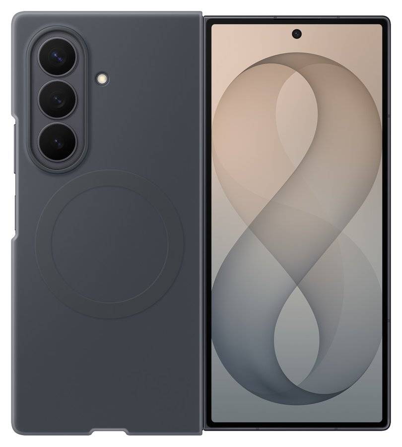 Оригинален Калъф за Samsung Z Fold 8 Ultra, Silicone Magnet Case EF-EF976CBEGWW, Тъмно Сив (4)