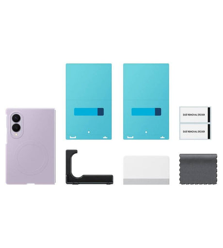 Оригинален Калъф за Samsung Z Fold 8, Silicone Magnet Case EF-EF971CVEGWW, Лилав (6)