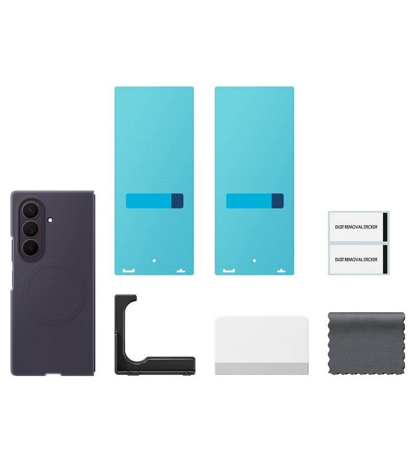 Оригинален Калъф за Samsung Z Fold 8 Ultra, Silicone Magnet Case EF-EF976CVEGWW, Виолетов (6)