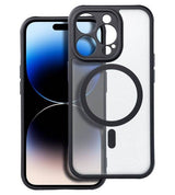 Magsafe Калъф за Xiaomi Redmi Note 15 Pro 4G, MagMat Clear Case, Черен (2)