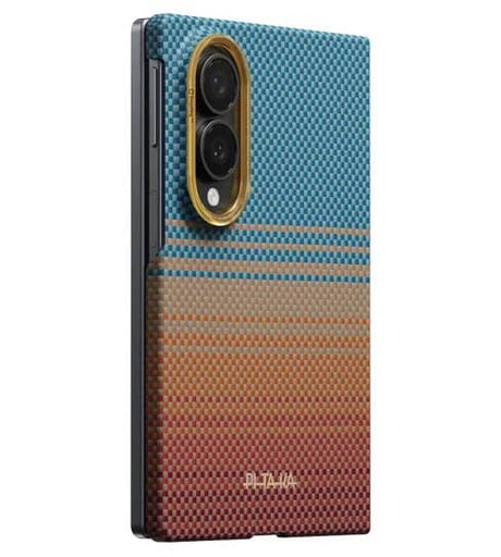 Magsafe Калъф за Samsung Z Fold 8, Pitaka Edge Case Sunset2.0, Кафяв