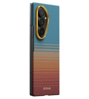 Magsafe Калъф за Samsung Z Fold 8 Ultra, Pitaka Edge Case Sunset2.0, Кафяв