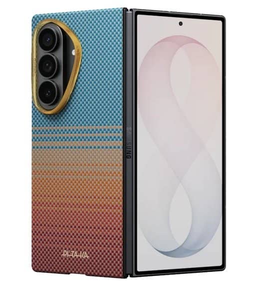 Magsafe Калъф за Samsung Z Fold 8 Ultra, Pitaka Edge Case Sunset2.0, Кафяв (2)