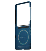 Magsafe Калъф за Samsung Z Flip 8, Pitaka Edge Case Moonrise, Син (4)
