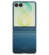 Magsafe Калъф за Samsung Z Flip 8, Pitaka Edge Case Moonrise, Син (2)