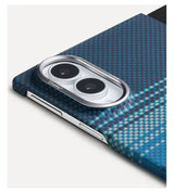 Magsafe Калъф за Samsung Z Fold 8, Pitaka Edge Case Moonrise, Син (4)