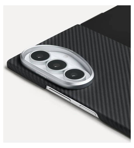 Magsafe Калъф за Samsung Z Fold 8 Ultra, Pitaka Edge Black/Grey Case, Черен (6)
