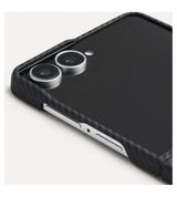 Magsafe Калъф за Samsung Z Flip 8, Pitaka Edge Black/Grey Case, Черен (9)