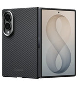 Magsafe Калъф за Samsung Z Fold 8 Ultra, Pitaka Edge Black/Grey Case, Черен (2)