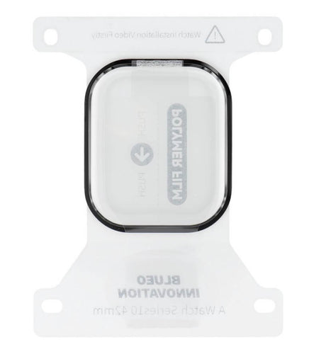 Стъклен Протектор за Apple Watch 11/10 46mm, Blueo Anti-Static HD 3D Glass, Черен (3)
