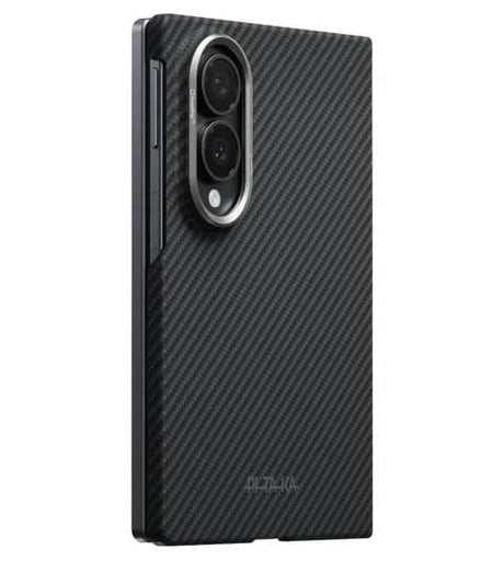 Magsafe Калъф за Samsung Z Fold 8 Ultra, Pitaka Edge Black/Grey Case, Черен