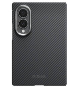 Magsafe Калъф за Samsung Z Fold 8 Ultra, Pitaka Edge Black/Grey Case, Черен (3)