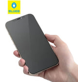 Затъмняващ-Матов Стъклен Протектор за iPhone 15, Blueo Privacy & Matte Glass, Черен (3)