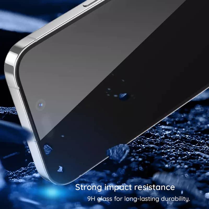 Затъмняващ Стъклен Протектор за Samsung Z Fold 8 Ultra, Blueo Privacy 2.5D Glass, Черен (7)