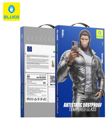 Стъклен Протектор за Samsung Z Flip 8, Blueo Anti-Static HD 2.5D Glass, Прозрачен (8)