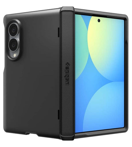 Magsafe Противоударен Калъф за Samsung Z Fold 8, Spigen Slim Armor Pro Case, Черен (2)