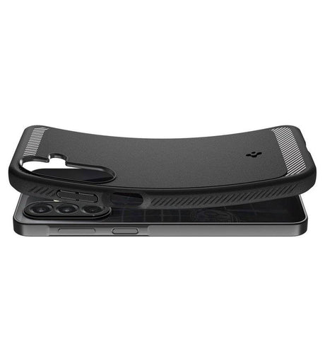 Противоударен Калъф за Samsung A37, Spigen Rugged Armor Case, Черен (5)