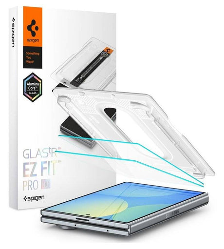 Стъклен Протектор за Samsung Z Fold 8, Spigen EZ Fit Pro Glass tR 2бр., Прозрачен