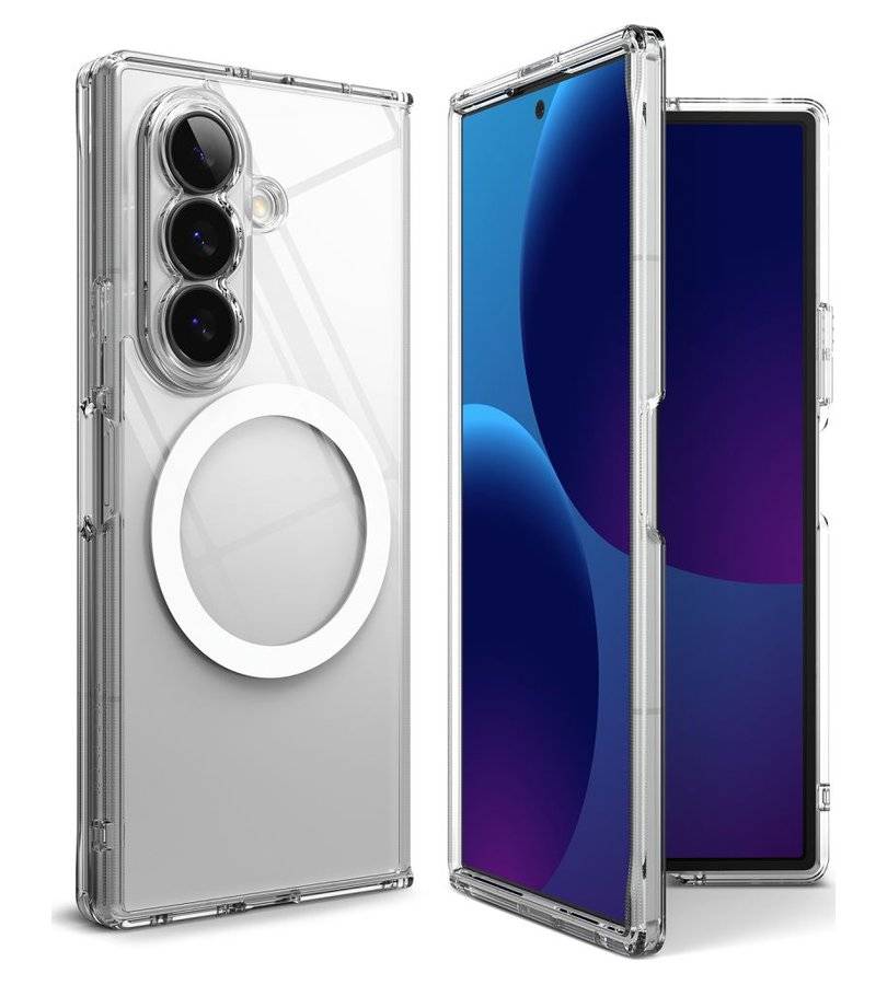 Magsafe Калъф за Samsung Z Fold 8 Ultra, Ringke Fusion Case, Прозрачен (4)