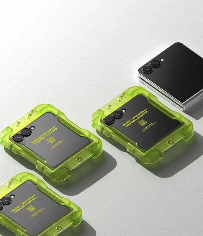 Стъклен Протектор за Samsung Z Flip 7, Ringke Glass Pro 2бр., Прозрачен (6)