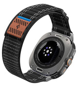 Текстилна Каишка за Samsung Watch Ultra 1/2 47mm, Spigen WBF0 Band, Черен (8)