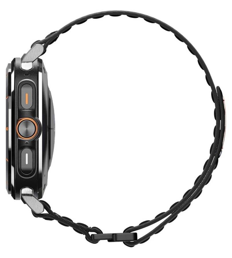 Текстилна Каишка за Samsung Watch Ultra 1/2 47mm, Spigen WBF0 Band, Черен (5)