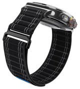 Текстилна Каишка за Samsung Watch Ultra 1/2 47mm, Spigen WBF0 Band, Черен (6)