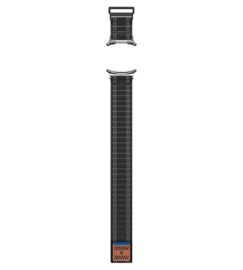Текстилна Каишка за Samsung Watch Ultra 1/2 47mm, Spigen WBF0 Band, Черен (12)